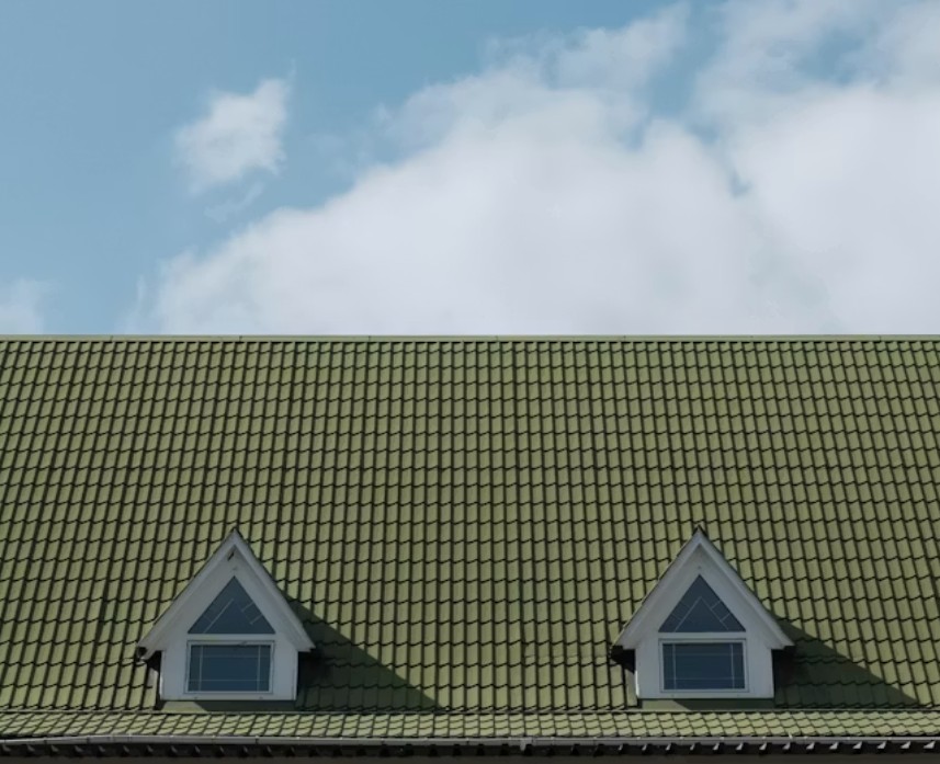 Finished roofline
