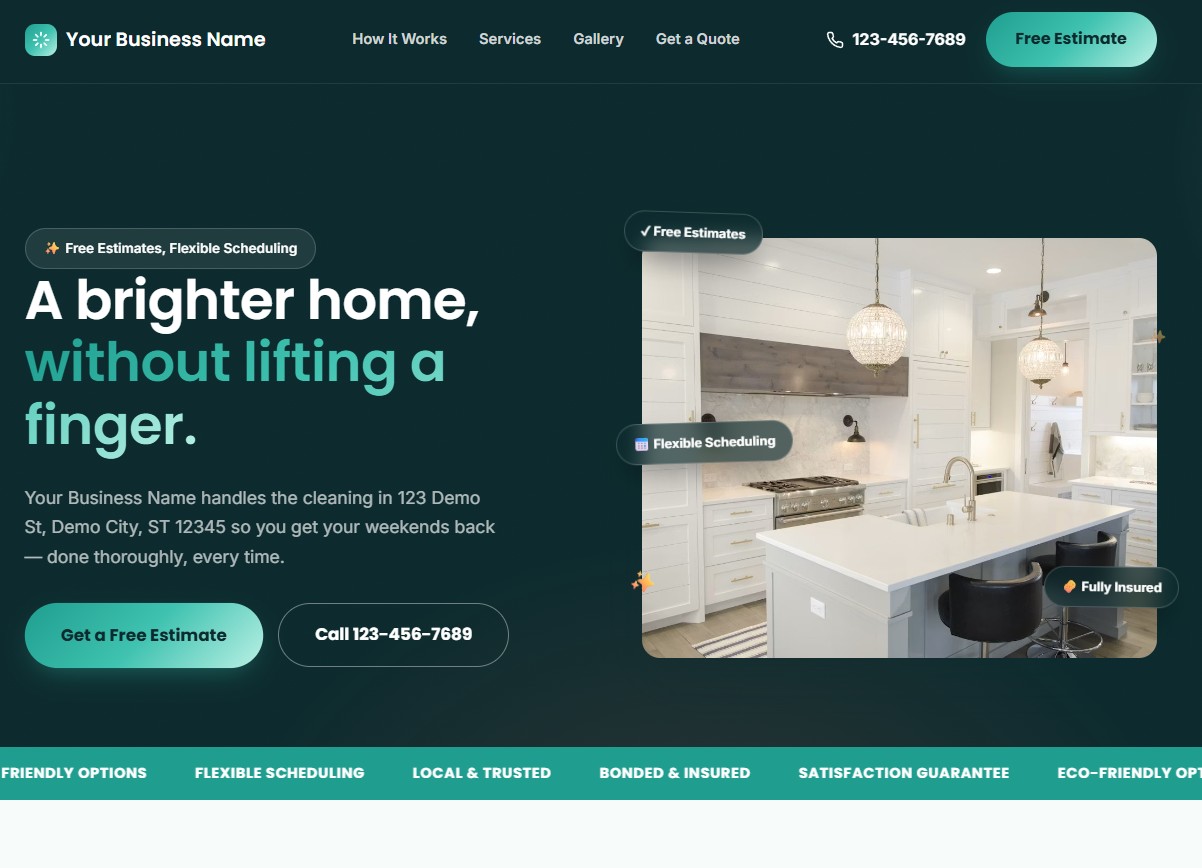Brightside Cleaning Co. preview